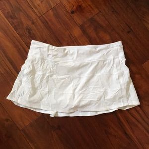 Lululemon White Skort Size 12